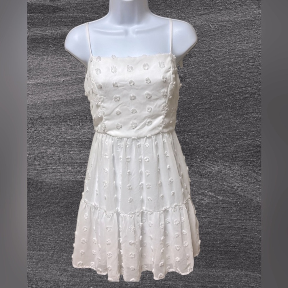 Honey and Rosie White Sleeveless Mini Dress